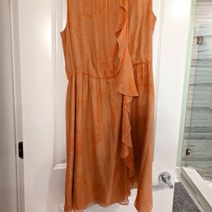 Armani Collection Silk Dress. Size 14US. Salmon Pink Color. Great Condition.